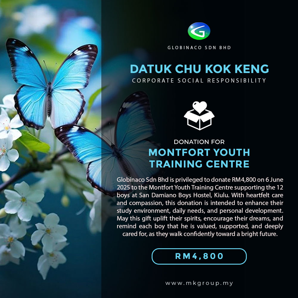 6. Montfort Youth Training Centre RM 4,800.00
